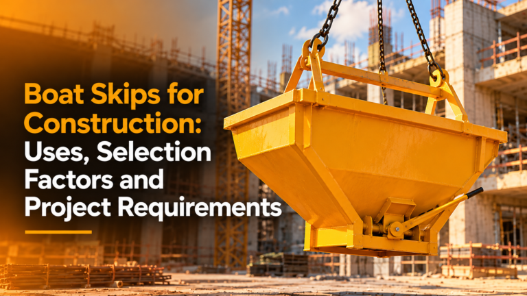 Boat Skips for Construction Uses, Selection Factors and Project Requirements